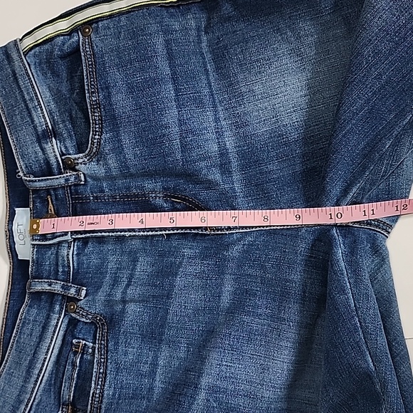 LOFT OUTLET HIGH RISE SKINNY ANKLE CROP JEANS/ SIZE 2P - Picture 7 of 12